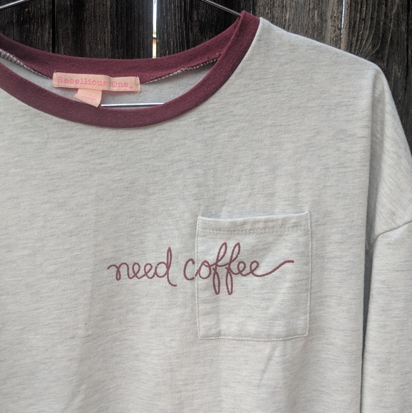 Rebellious One Sweaters - ✨Rebellious One - Need Coffee Graphic Sweatshirt
